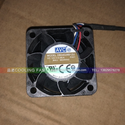 AVC DB04028B12U 4028 12V 0.66A 4CM厘米 4线PWM 服务器机箱风扇