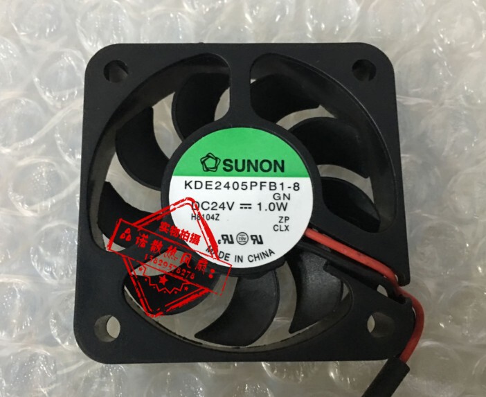 全新SUNON建准 5010 24V 1.0W KDE2405PFB1-8 5CM/厘米变频器风扇