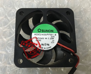 全新SUNON建准 5010 24V 1.0W KDE2405PFB1-8 5CM/厘米变频器风扇