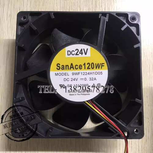 全新原装 9WF1224H1D05 SanAce 120WF 24V 发那科A90L-001-0509