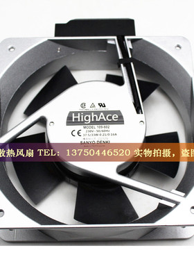 全新三洋SANACE 109-602 230V 16050 160*160*51 铝框散热风扇
