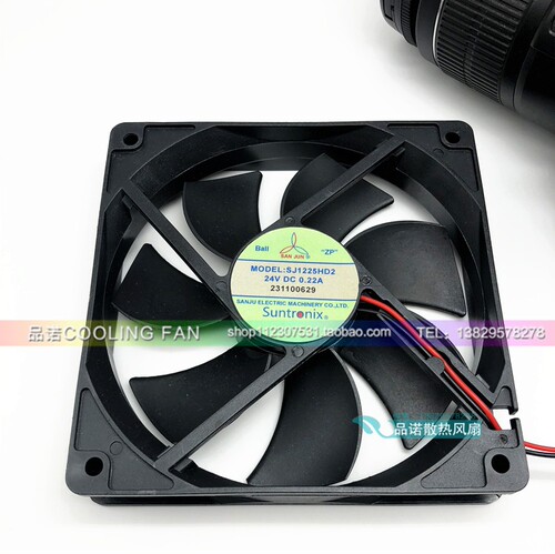 SJ1225HD2全新原装台湾三巨12025DC24V轴流散热风扇机散热器设备