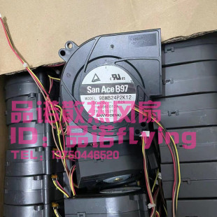 三洋SANYO DENKI 9BMB24P2K27/K12 涡轮散热风扇9733 24V 1.62A