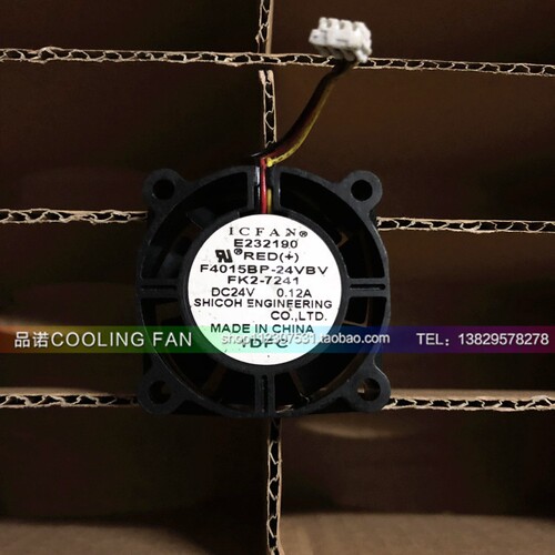 原装ICFAN F4015BP-24VBV 24V 0.12A 4CM 4015 工控机散热风扇