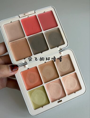 现货 sheglam12色综合盘 高光腮红修容多用盘 两色Vanilla Sculpt