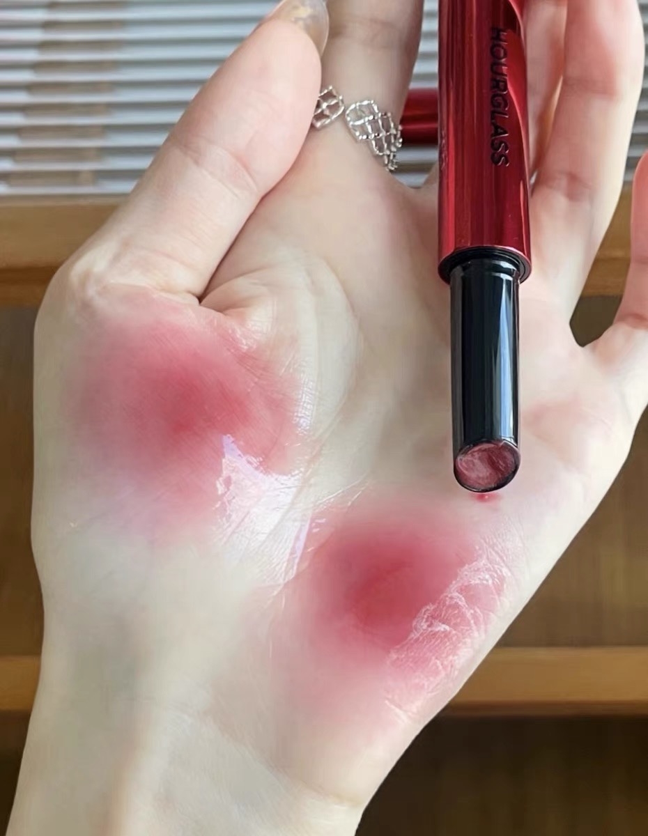现货！Hourglass 2025新年限定 小金管固体唇蜜Red 0滋润透亮