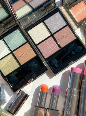 日本LUNASOL日月晶采2025夏季限定四色眼影盘唇膏腮红甲油