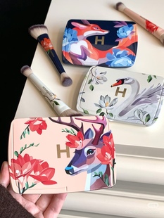 2025圣诞限定!HOURGLASS综合盘眼影高光腮红 天鹅/鹿/狐狸/马盘