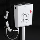 统博卫浴水箱马桶大便器壁挂墙式 节能家用冲厕所为生间免打孔蹲坑