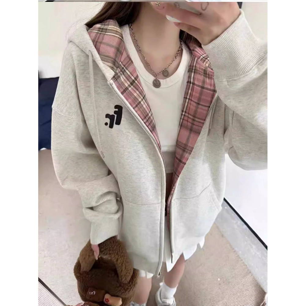 女童超好看连帽卫衣2026春装新款中大童春秋爆款拉链开衫女款外套图片