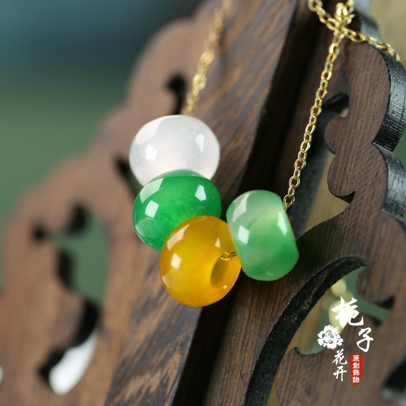 14*9mm天然巴山翠玉石