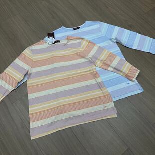 天鹅刺绣八分袖 圆领T