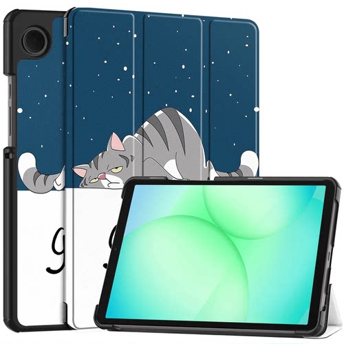 适用联想昭阳K9保护套8.7寸防摔壳TB305FU外壳TB305XU皮套翻盖全包tab K9三折硬壳磁吸支架套卡通款