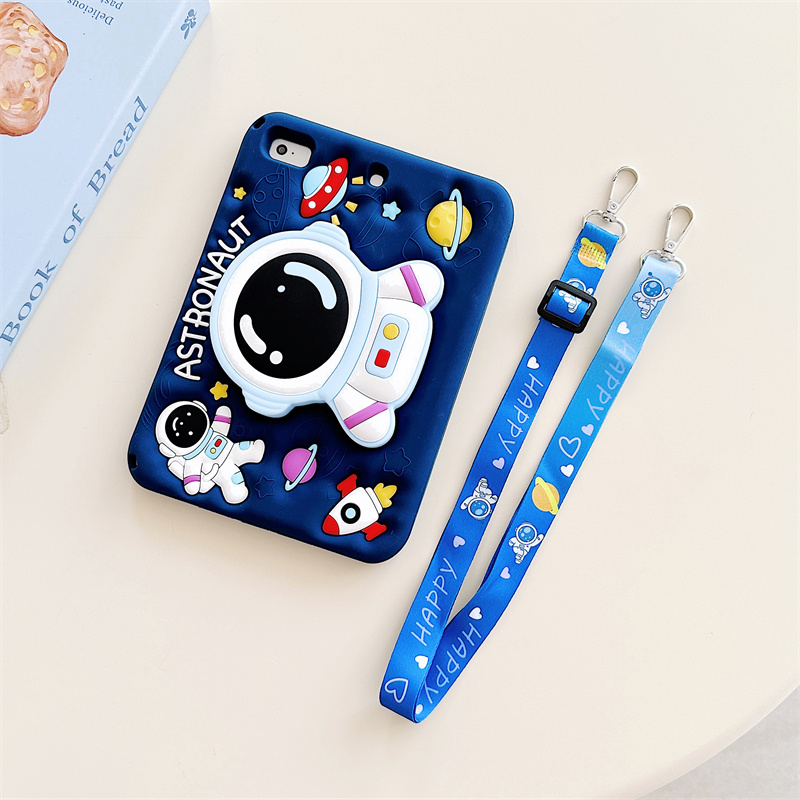 适用2018款ipadpro 11平板保护套A1980苹果9代平板A1934伸缩折叠宇航员A2013大头支架款A2270防摔硅胶套男款