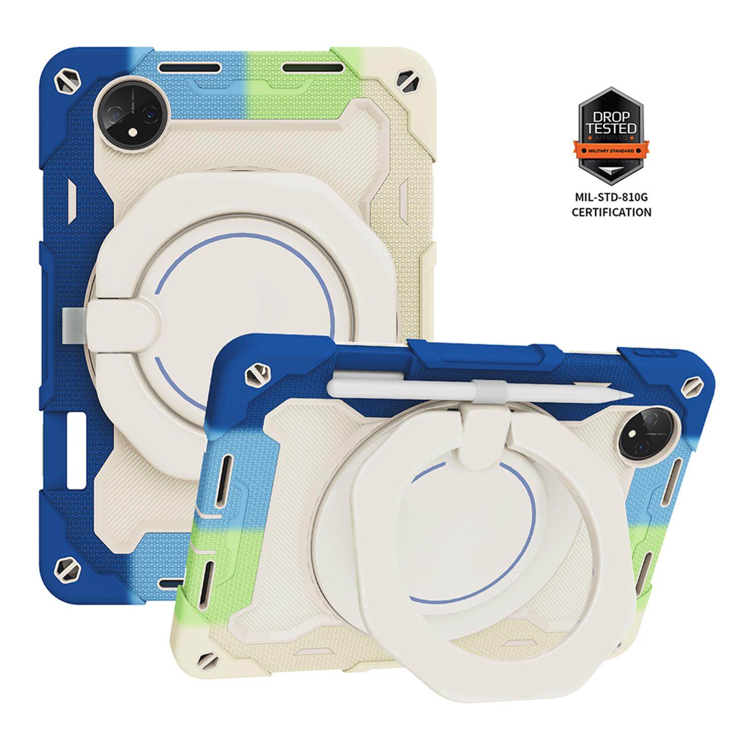 适用华为matepad pro13.2寸保护套带笔槽huawei SE air pro11荣耀8 V8pro V7硅胶全包保护外壳手带款11.5s