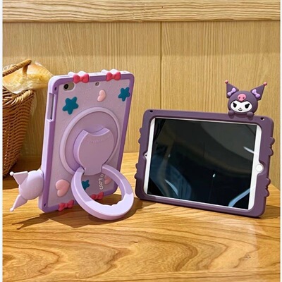 适用华为mrxw09手提库洛米保护套mrx-w29全包卡通平板壳mrxw39防摔软壳10.8寸mrxw09旋转支架SCMR-W09外壳