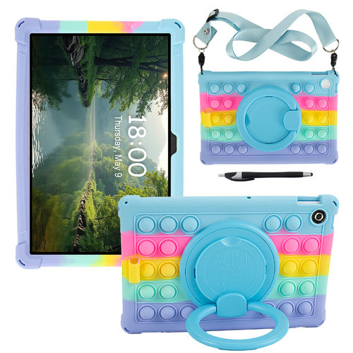 适用联想lenovo tab K10 2nd 10.1inch TB-311FU平板防摔硅胶壳10.1寸全包套联想S10儿童手拎外壳卡通外壳