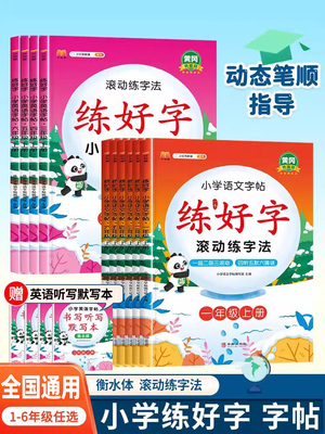 语文英语同步练好字写字课