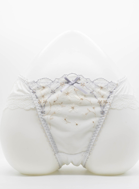 日系甜美可爱刺绣花朵纯棉裆纯欲风学生三角裤女内裤女打底裤