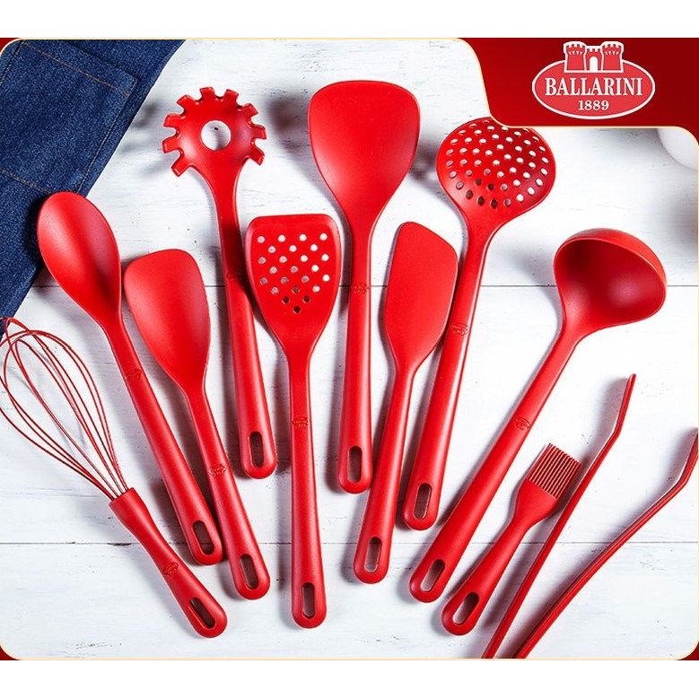 巴拉利尼不粘锅铲家用厨房硅胶铲子厨具套装汤勺子漏勺