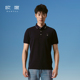 T恤翻领男士 短袖 黑色修身 版 2375 OUHTEU 夏季 欧度时尚