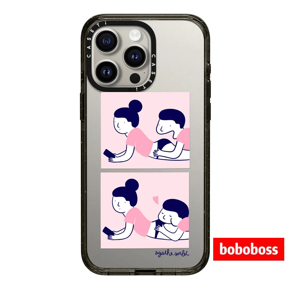 case源廠！秀色可餐Bon Appetit適用iPhone16/15/14/13/12/Plus/Pro/Max情侶防摔磁吸透明手機殼