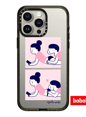 case源厂！秀色可餐Bon Appetit适用iPhone17/16/15/14/13/12/Plus/Pro/Max情侣防摔磁吸透明手机壳