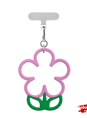 case源厂！花朵硅胶手机腕带适用于iPhone全系列手机挂链