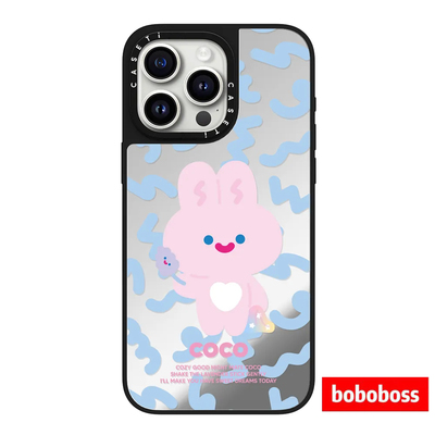 case源厂！RECORDER factory联名系列 粉色小兔 magsafe适用iPhone17/16/15/14/13/Pro/Max防摔磁吸手机壳