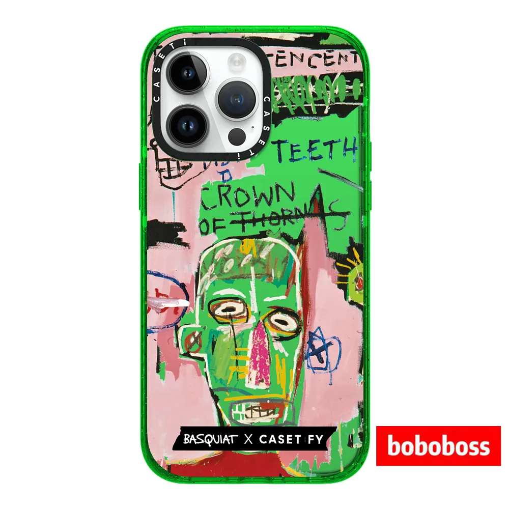 case源厂！Basquiat巴斯奎特联名 意大利语magsafe兼容适用iPhone16/15/14/13/Plus/Pro/Max防摔磁吸手机壳