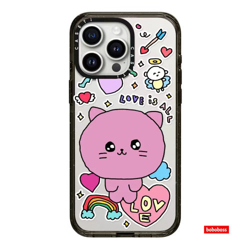 assti源厂！Gosimperson联名系列 爱是一切 magsafe兼容适用于iPhone17//16/15/14/13/Pro/Max防摔磁吸手机壳