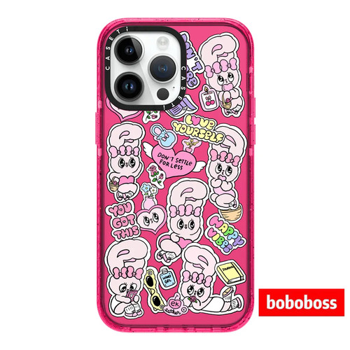 assti源厂！艺术家联名Esther Kim 你行的贴纸满印 适用于iPhone17/16/15/14/13/Plus/Pro/Max防摔磁吸手机壳