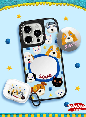 case源厂！EmmaKang艺术家联名系列 宠物爱好者 magsafe磁吸适用iPhone17/16/15/14/13/Pro/Max防摔手机壳