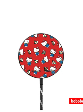 case源厂！Hello Kitty充电器便携适用苹果magsafe无线充电盘手机配件