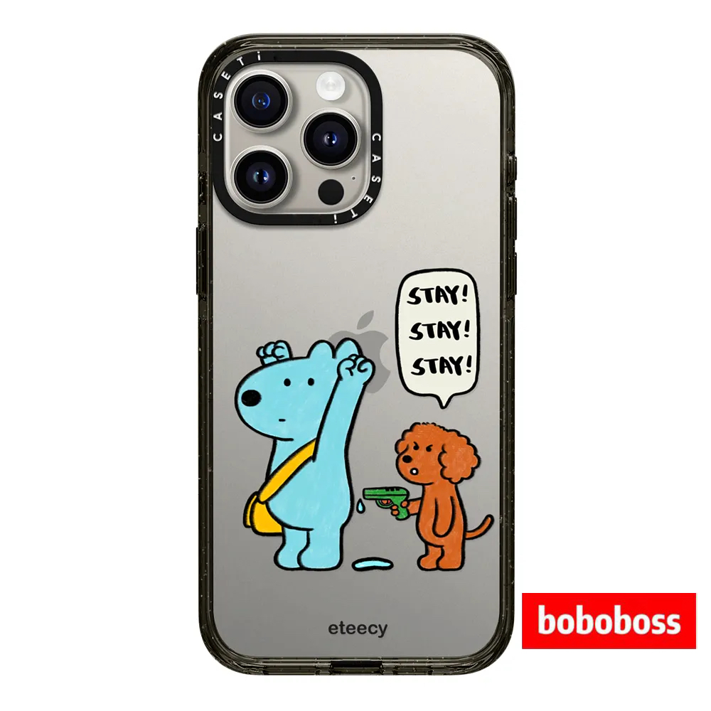 case源厂！可爱小狗与我同行 magsafe磁吸适用于iPhone17/16/15/14/13/Plus/Pro/Max防摔透明手机壳