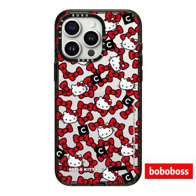 case源厂！Hello Kitty系列 蝴蝶结满印 MagSafe适用于iPhone17/16/15/14/Plus/Pro/Max防摔磁吸防摔手机壳