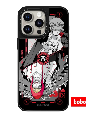 cassti源厂！One Piece航海王 罗&克拉松扑克牌 magsafe磁吸适用于iPhone17/16/15/14/13/Pro/Max防摔手机壳