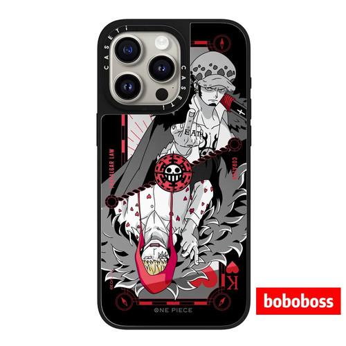 cassti源厂！One Piece航海王 罗&克拉松扑克牌 magsafe磁吸适用于iPhone17/16/15/14/13/Pro/Max防摔手机壳