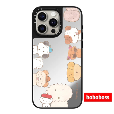 case源厂！小狗叫你起床 magsafe适用于iPhone17/16/15/14/Plus/Pro/Max保护套防摔磁吸女生镜面手机壳