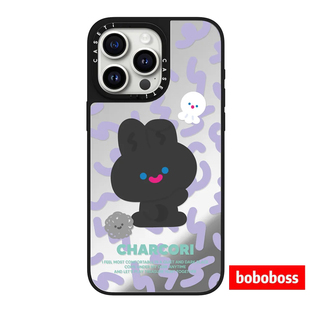 case源厂!RECORDER factory联名系列 炭黑小兔 magsafe适用iPhone17/16/15/14/13/Pro/Max防摔磁吸手机壳