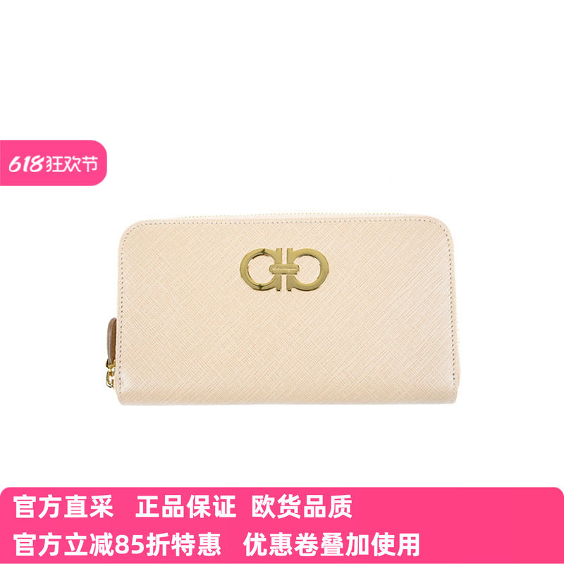 SALVATORE FERRAGAMO菲拉格慕女士简约经典钱包正品22B3000549946