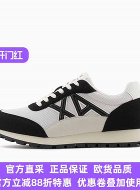 AX Armani Exchange阿玛尼男士男鞋拼接网面透气板鞋XUX263XV942