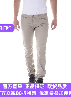 男士ARMANI JEANS阿玛尼红色休闲长裤浅色正品原装商务 C6J93LS棉