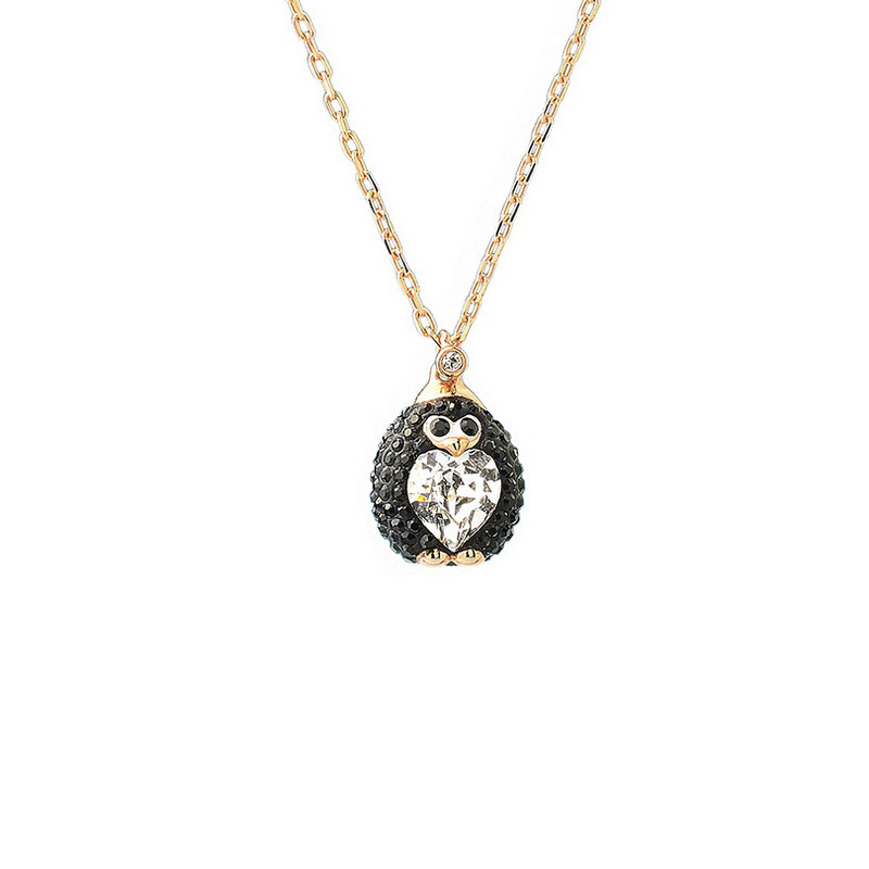swarovski施华洛世奇little penguin链坠项链彩色企鹅正品5412367