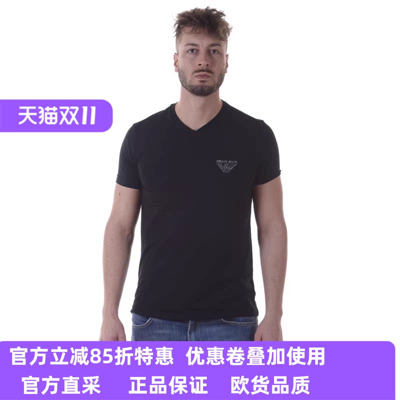 ARMANI阿玛尼AJ男士短袖T恤