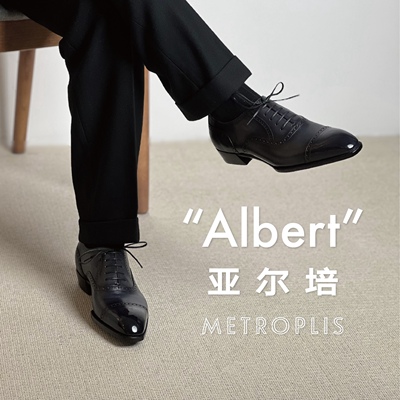 真皮布洛克雕花牛津鞋Oxford