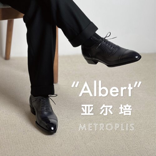 真皮布洛克雕花牛津鞋Oxford