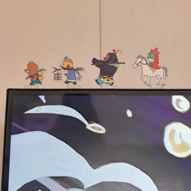 浪浪山小妖怪创意可爱电脑屏幕电视机显示屏小摆件桌面装饰用品女