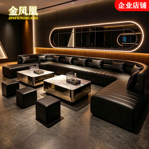 金晖达KTV沙发茶几定制源头工厂