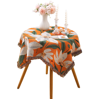 法拉贝拉法式轻奢提花桌布多用途